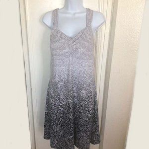 Dakini Yoga Black/Gray Athleisure Strappy Dress Size L
